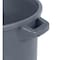 Toter 32 Gal. Round Trash Can w/ Lift Handle, Dark Gray Granite RND32-B0149 - alternate 7